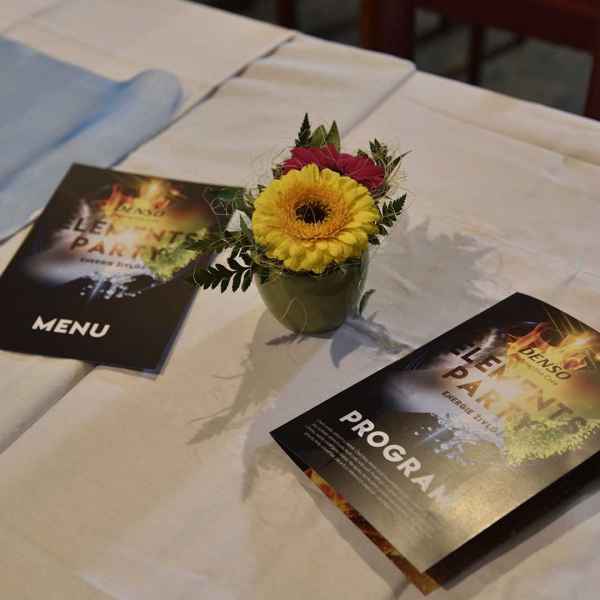 Letáky s programem