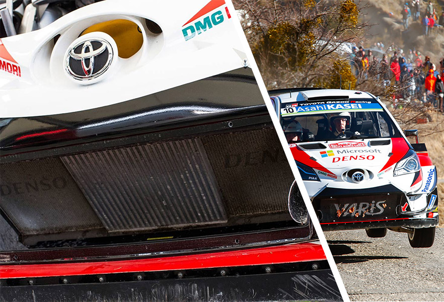 Chladič rallye Denso chladic rallye denso