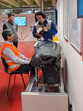 Ukázka výroby v Densu Ukázka výroby v Densu